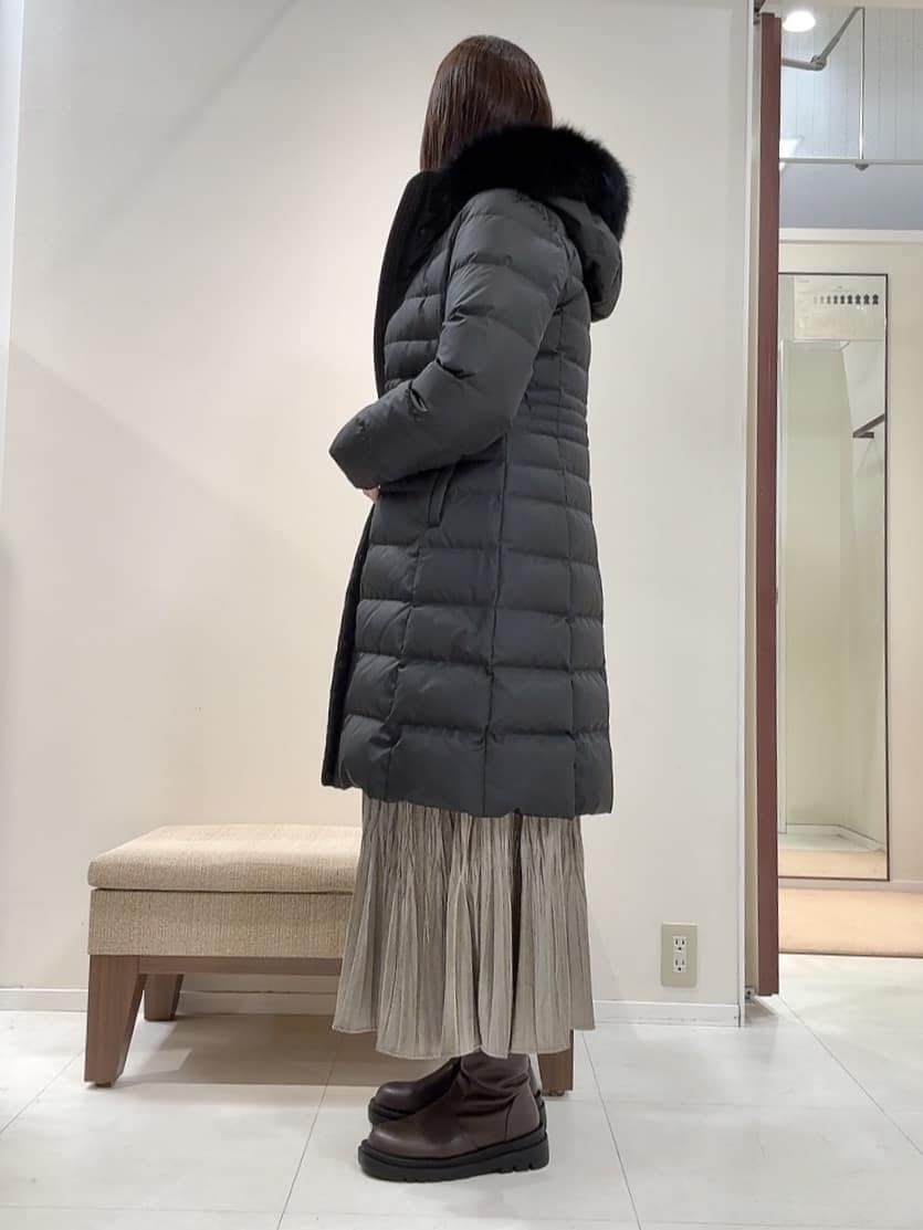 YUIさんの「UNTITLED｜【洗える】モックネックミラノリブニット」を使ったコーディネート