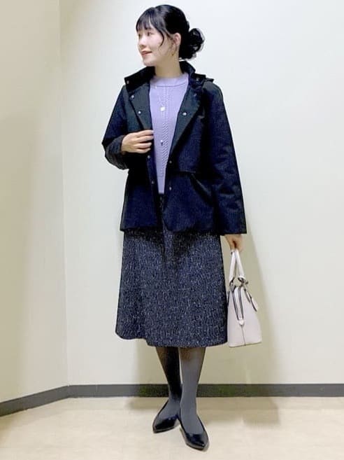  beni_gingerさんの「Reflect｜【ほんのりラメ感◎】ケーブル柄ニット」を使ったコーディネート
