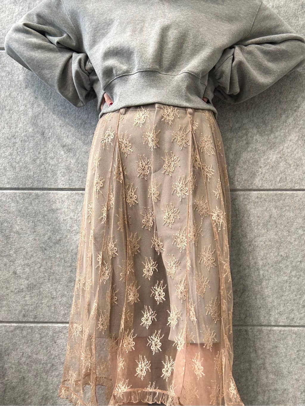 honoka Aさんの「CODE A｜puff zip sweat」を使ったコーディネート