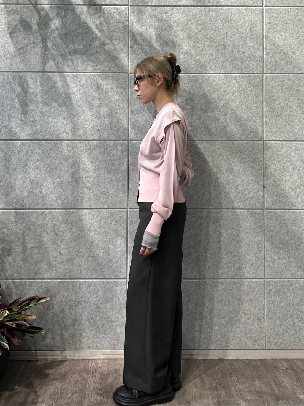 honoka Aさんの「CODE A｜multiway knit cardigan」を使ったコーディネート