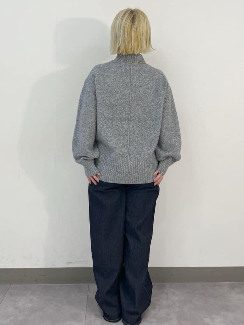 くーみーさんの「OPAQUE.CLIP｜ふわふわハイネックニット【洗濯機OK】」を使ったコーディネート