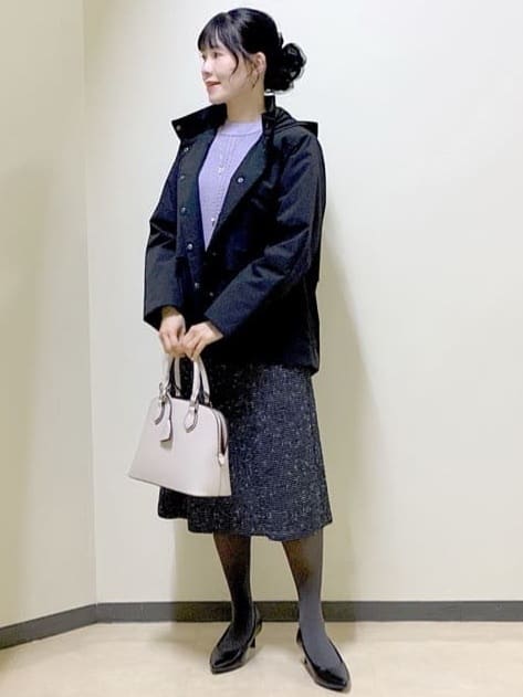  beni_gingerさんの「Reflect｜【ほんのりラメ感◎】ケーブル柄ニット」を使ったコーディネート