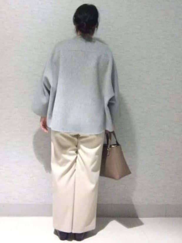 sakoさんの「Reflect｜【パンツ合わせにぴったり◎】ゆったりオフボディニット」を使ったコーディネート