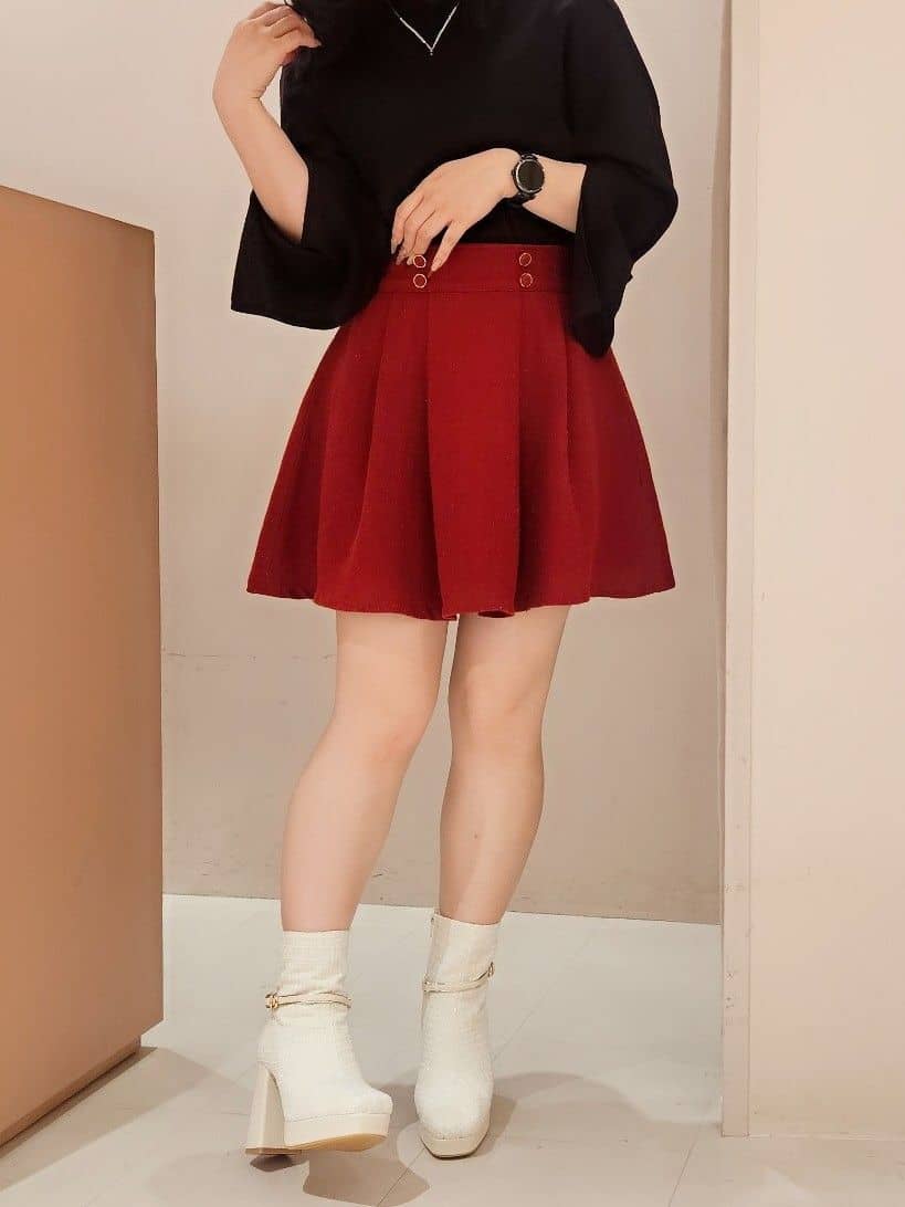紫桜-shion-さんの「ESPERANZA｜【EC先行販売】スクエアツイードショートブーツ」を使ったコーディネート