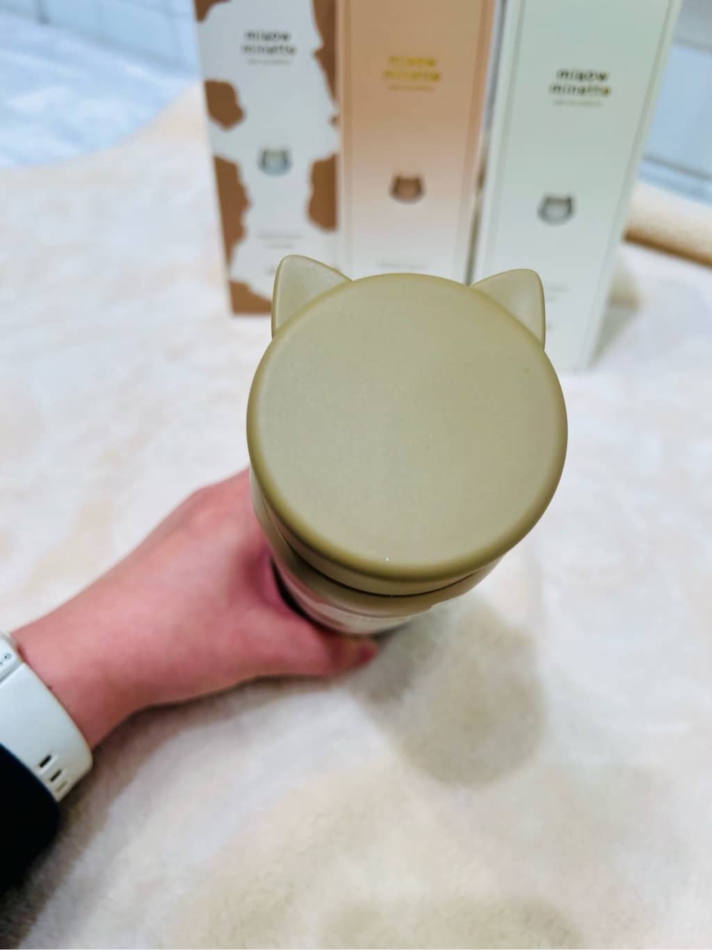 nagiさんの「212 KITCHEN STORE｜にゃお ねこみみステンレスマグボトル BE」を使ったコーディネート