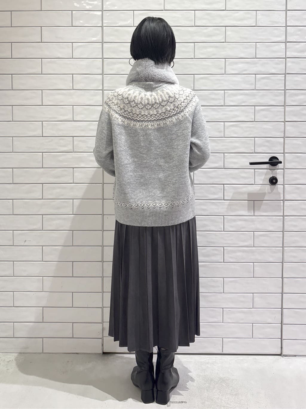 ayumiさんの「OPAQUE.CLIP｜ノルディック調ニット【洗濯機OK】」を使ったコーディネート