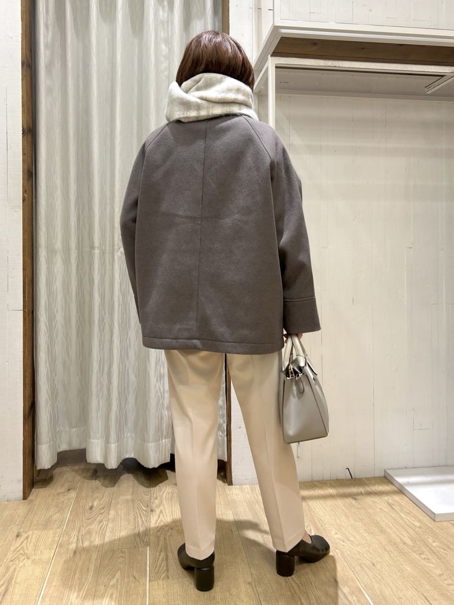 ga_riさんの「THE SHOP TK｜【着丈選べる/XS～XLサイズ】あったか裏起毛テーパードパンツ」を使ったコーディネート