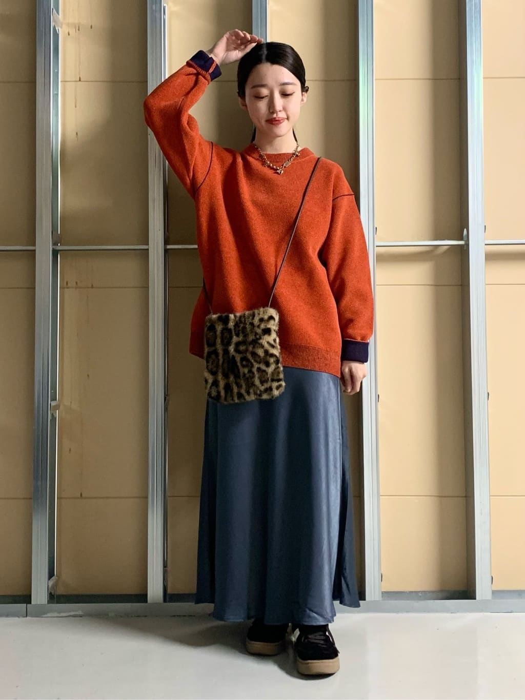 sahoさんの「THE SHOP TK｜【大人の上品カジュアルを叶える】ハグするニット 洗濯機OK／6色展開」を使ったコーディネート