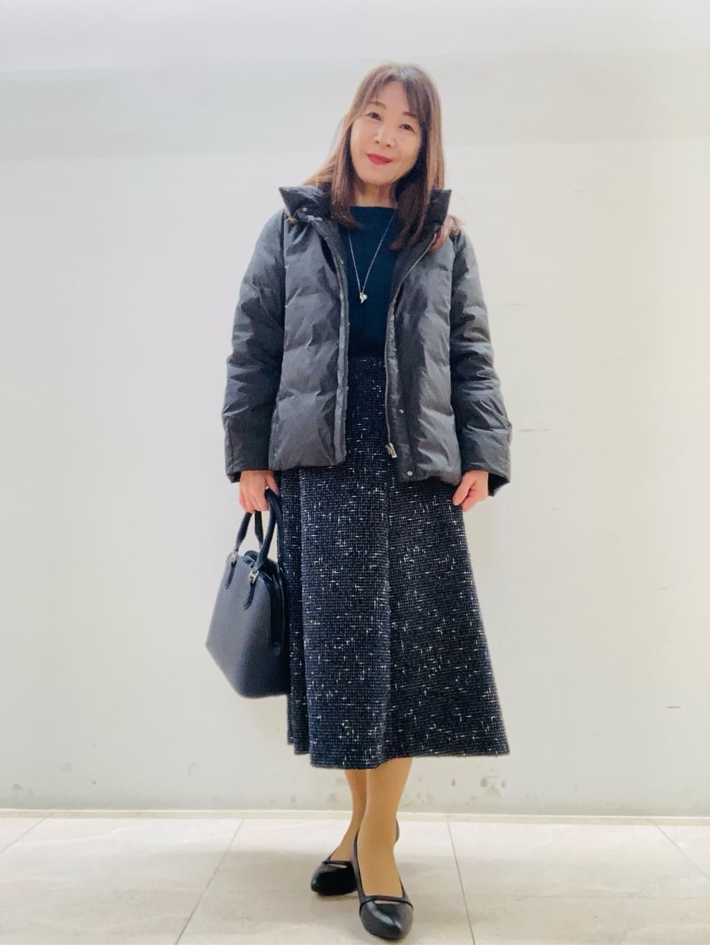 kurodaさんの「Reflect｜【すっきりシルエット】ショート丈ダウンコート」を使ったコーディネート