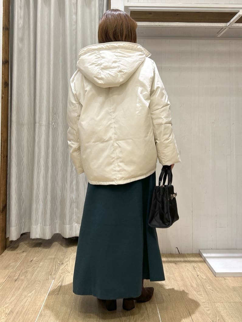 ga_riさんの「THE SHOP TK｜【ぎゅっとされているような暖かさ】撥水中綿ブルゾン」を使ったコーディネート