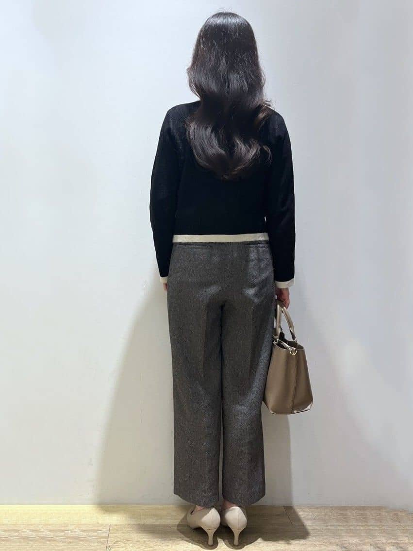 Mimさんの「index｜ボウタイタックブラウス【洗濯機OK／防シワ】《XS～3L》」を使ったコーディネート