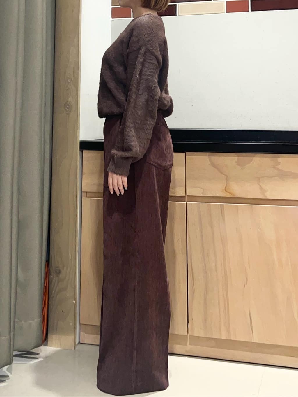 かのさんの「THE SHOP TK｜【ぎゅっとされているような暖かさ】撥水中綿ブルゾン」を使ったコーディネート