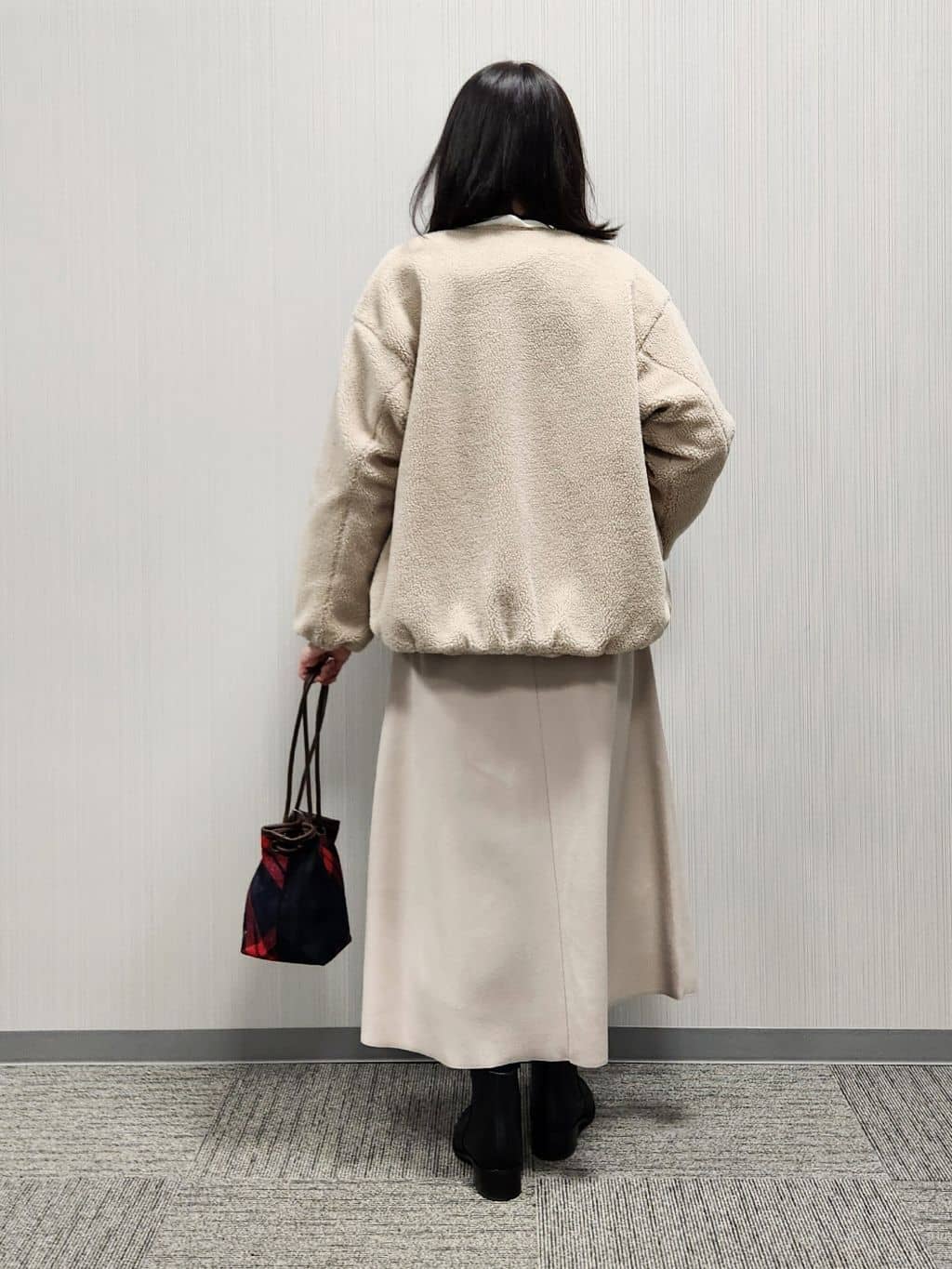 naraさんの「Dessin｜【2WAY】リバーシブルタフタボアアウター」を使ったコーディネート