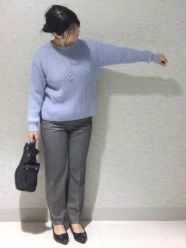 sakoさんの「Reflect｜【ゆったり着られる◎】ワイドリブニットプルオーバー」を使ったコーディネート