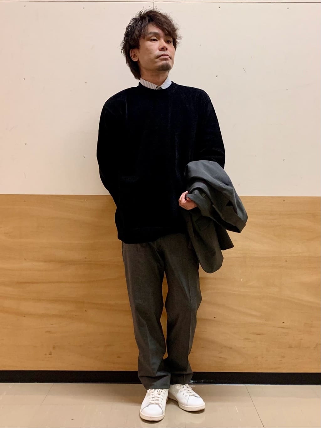MATUさんの「THE SHOP TK｜CARREMAN／キャリーマンTRジャケット【セットアップ可/洗濯機OK】」を使ったコーディネート