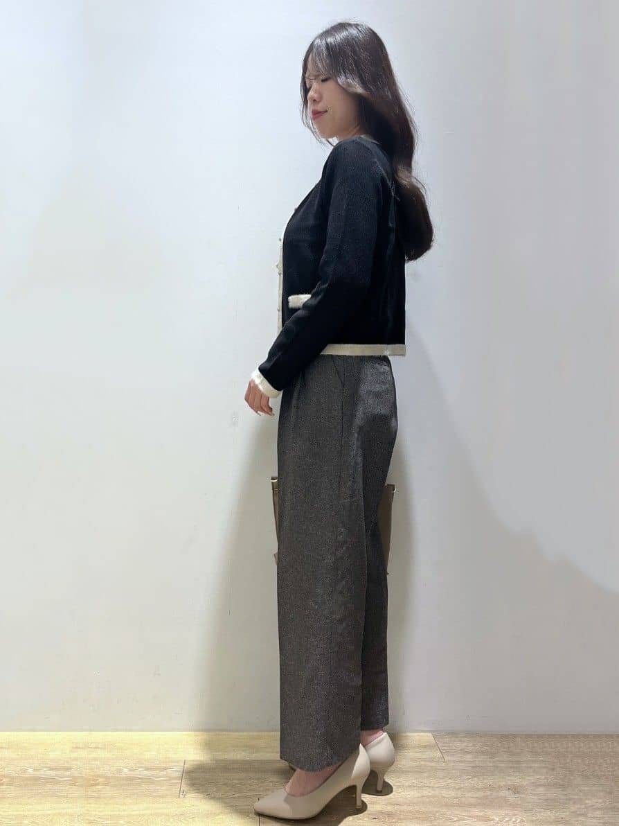 Mimさんの「index｜ボウタイタックブラウス【洗濯機OK／防シワ】《XS～3L》」を使ったコーディネート