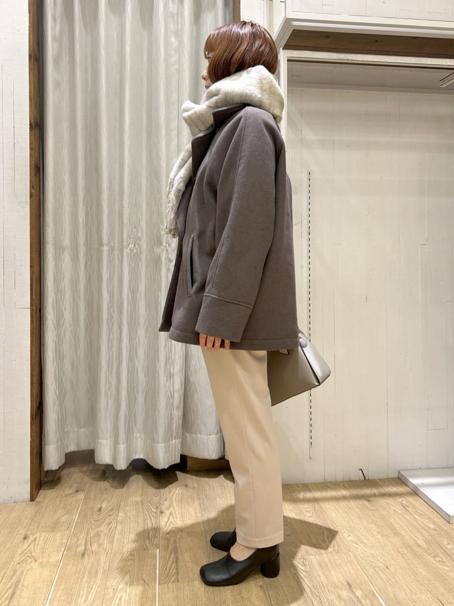 ga_riさんの「THE SHOP TK｜【着丈選べる/XS～XLサイズ】あったか裏起毛テーパードパンツ」を使ったコーディネート