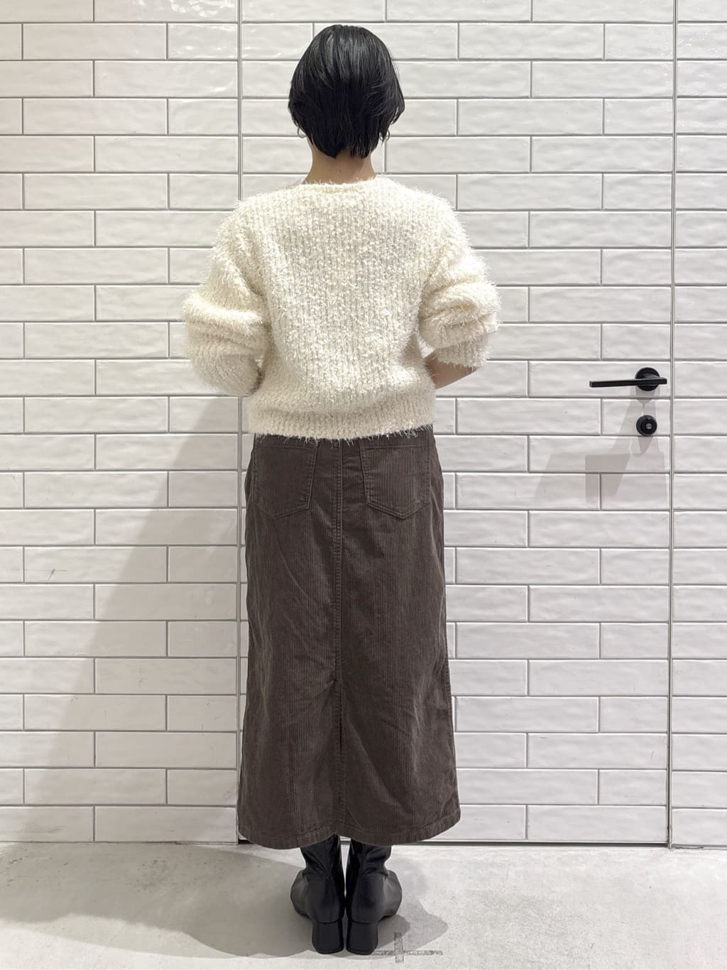 ayumiさんの「OPAQUE.CLIP｜シャギーラメニット【洗濯機OK】」を使ったコーディネート