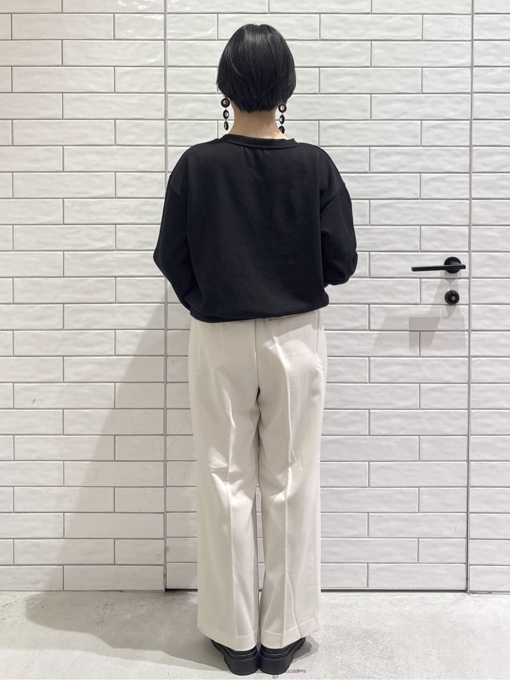 ayumiさんの「OPAQUE.CLIP｜フリルドッキングトップス【洗濯機OK】」を使ったコーディネート