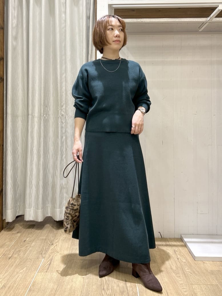 ga_riさんの「THE SHOP TK｜【ぎゅっとされているような暖かさ】撥水中綿ブルゾン」を使ったコーディネート