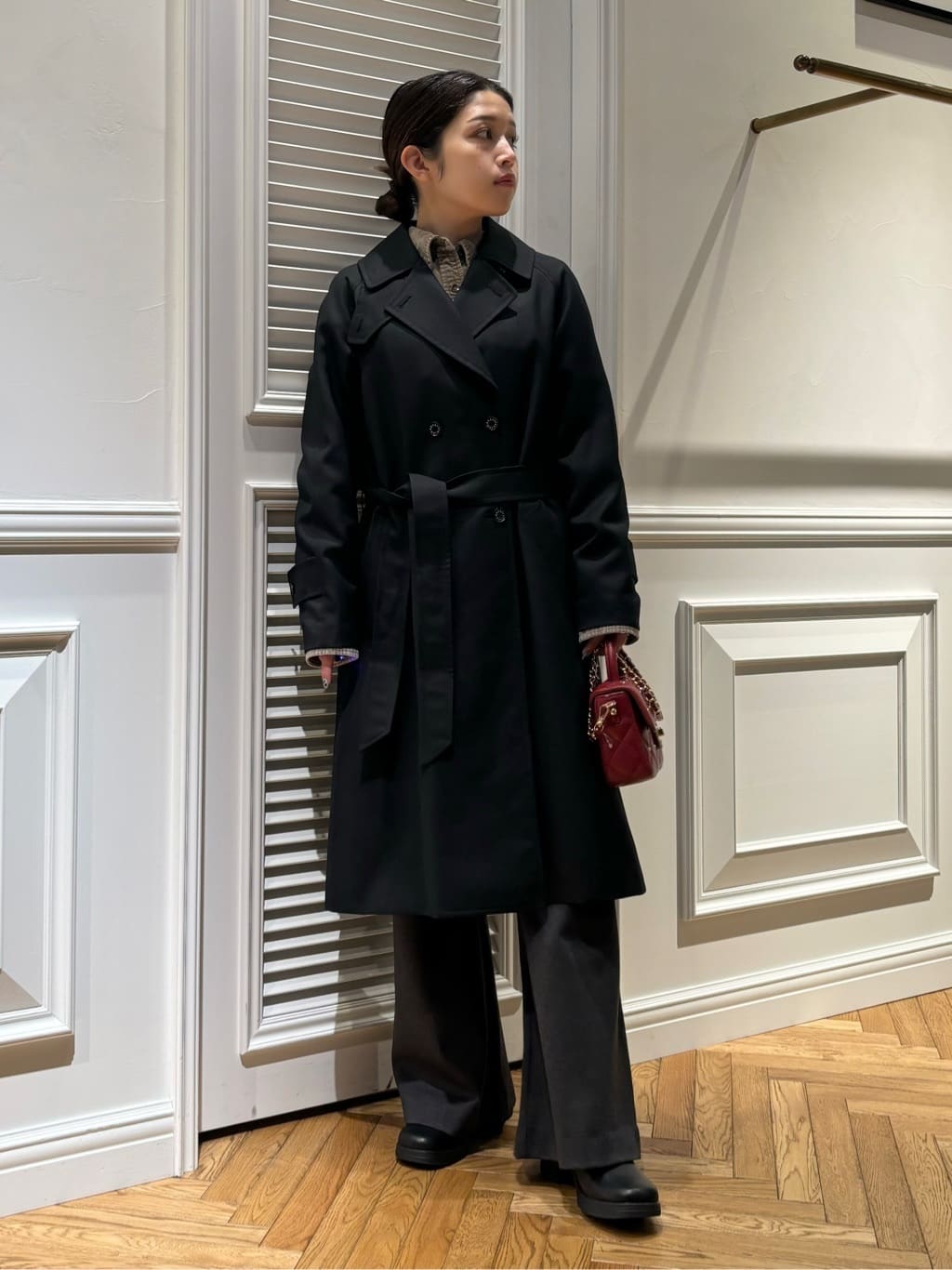 Mgmさんの「DRESSTERIOR｜キルテッドショルダーバッグ」を使ったコーディネート