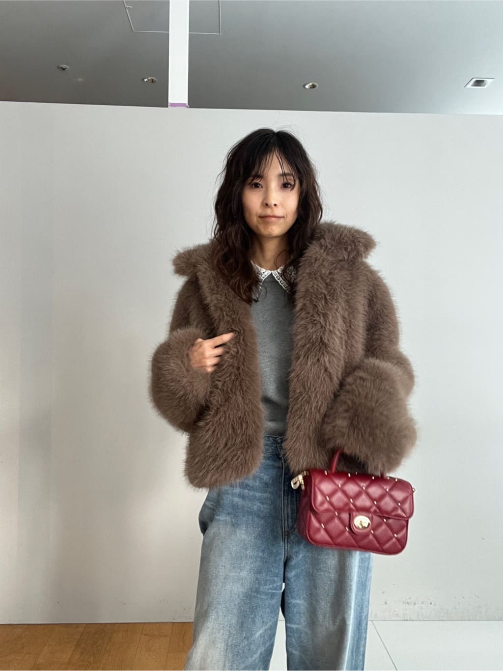 misaさんの「DRESSTERIOR｜2WAYレースカラーニット」を使ったコーディネート