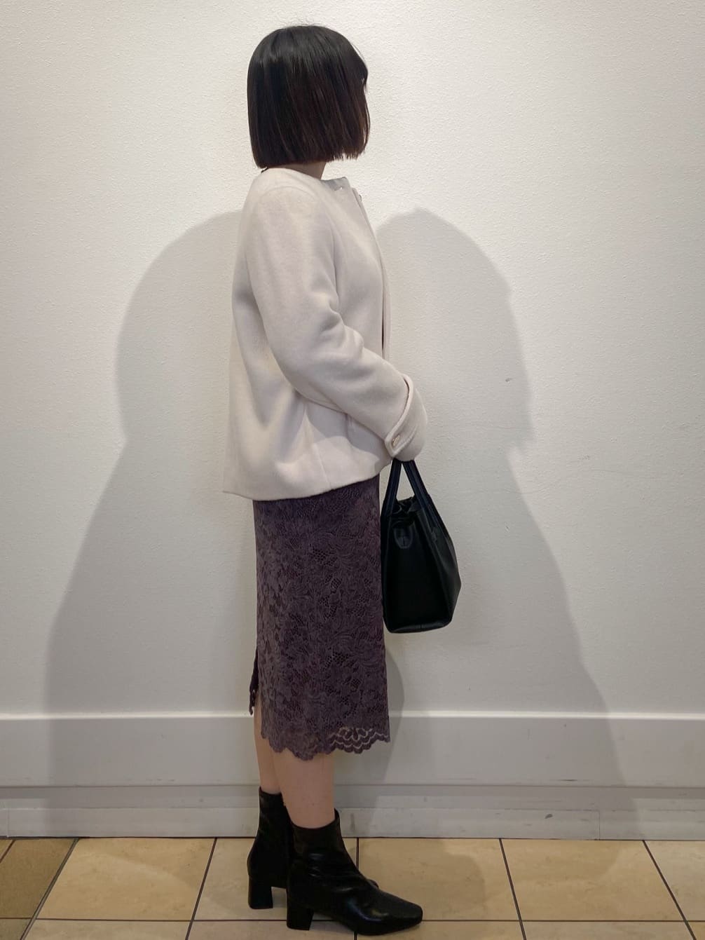 kimiさんの「index｜ノーカラーショートコート」を使ったコーディネート
