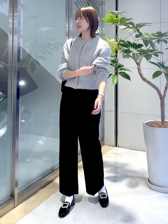 yukaさんの「UNTITLED｜【あったか素材/ストレッチ性】裏起毛ワイドパンツ」を使ったコーディネート