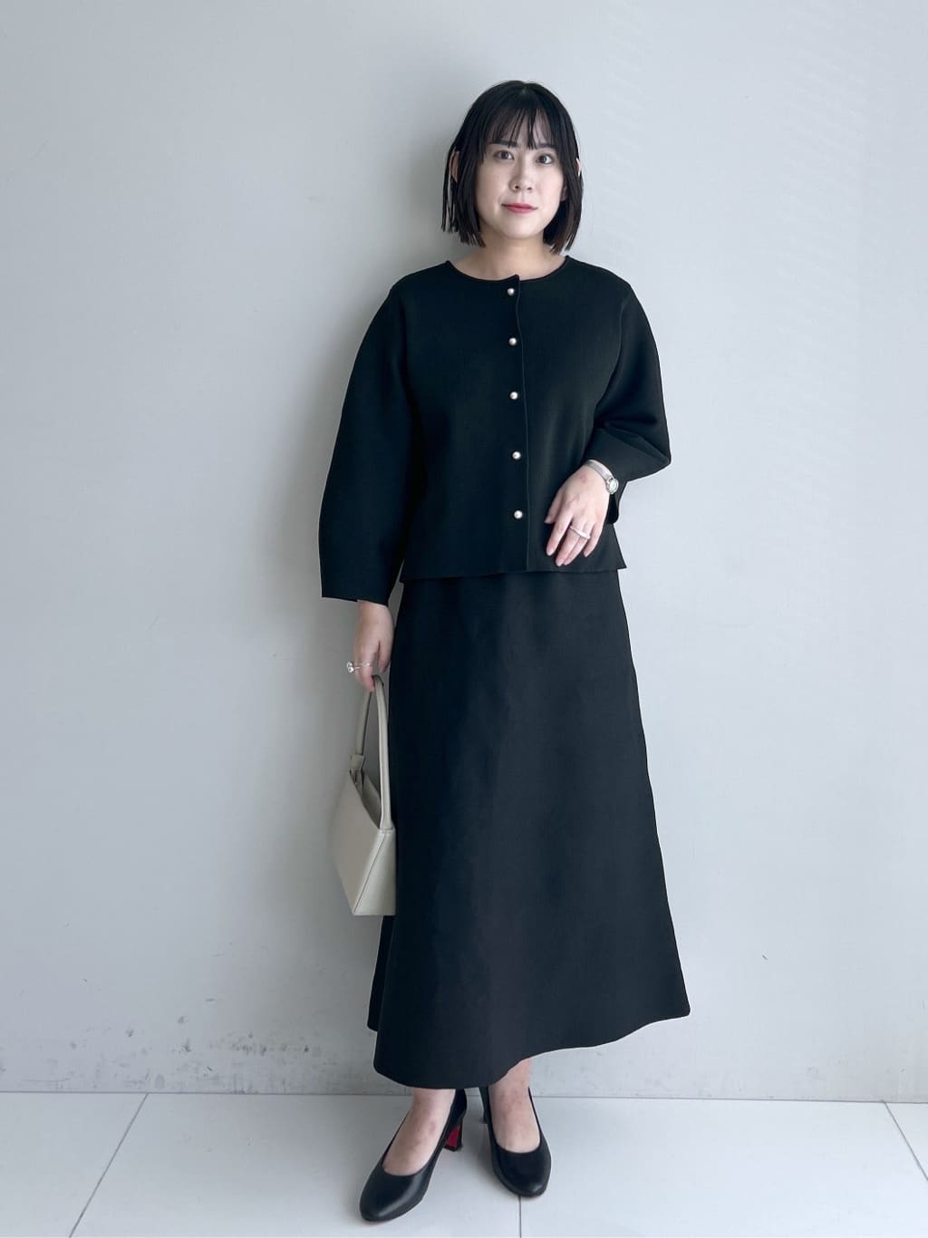 Hirokaさんの「Dessin｜【入卒/セレモニー/単品使い2WAY可能】ニットセットアップ」を使ったコーディネート