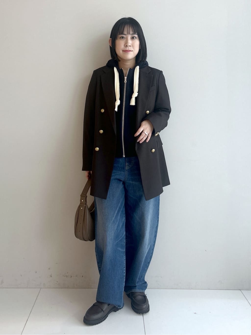 Hirokaさんの「Dessin｜【洗える】ダブルブレストジャケット」を使ったコーディネート