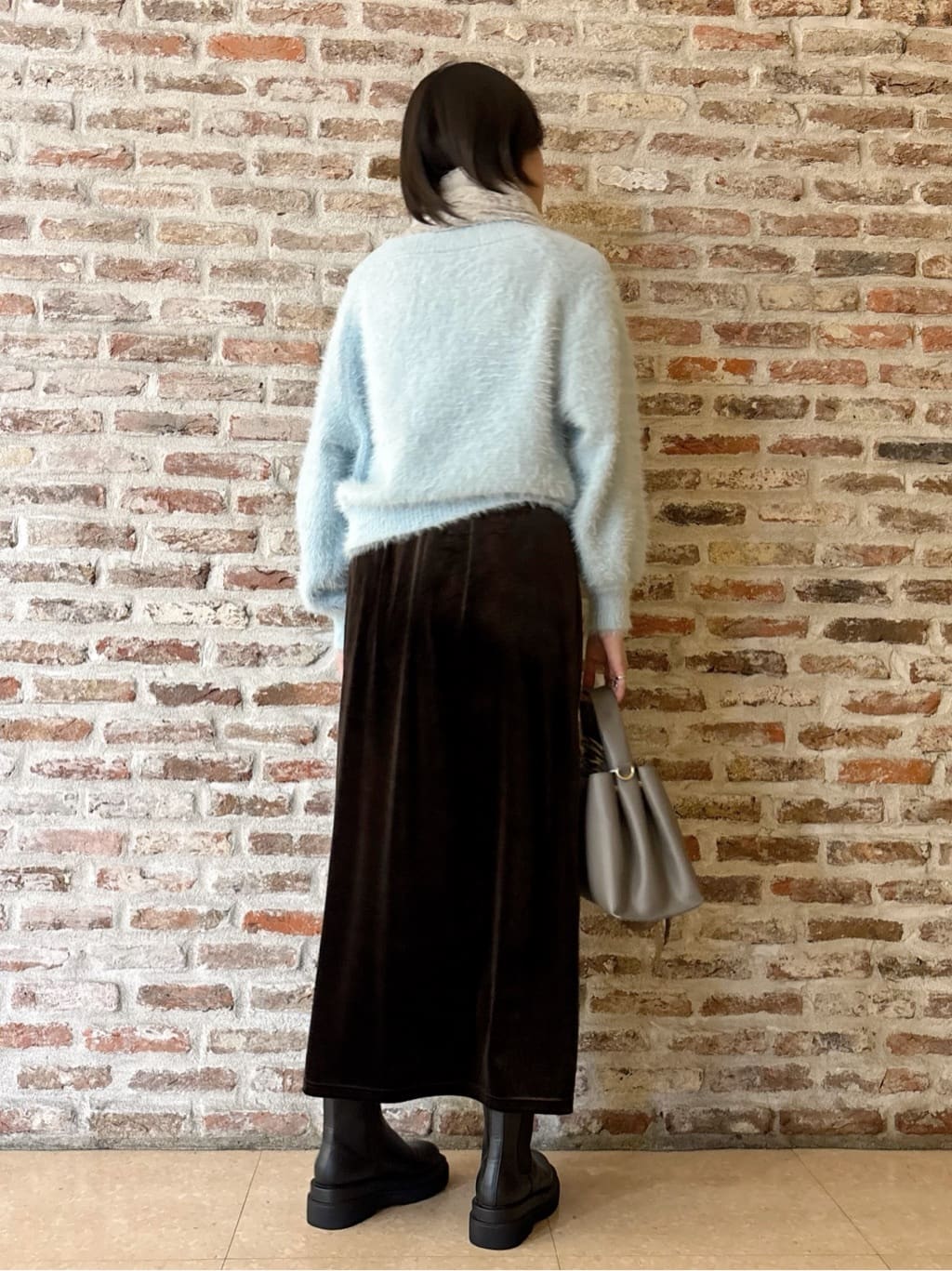 しばさんの「THE SHOP TK｜【ぎゅっとされているような暖かさ】撥水中綿ブルゾン」を使ったコーディネート