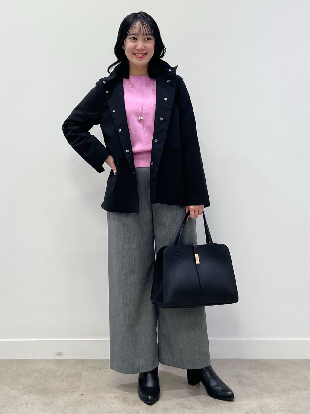yukariさんの「Reflect｜【すっきり見え／フード取り外し可／通勤におすすめ◎】ライティアウター」を使ったコーディネート