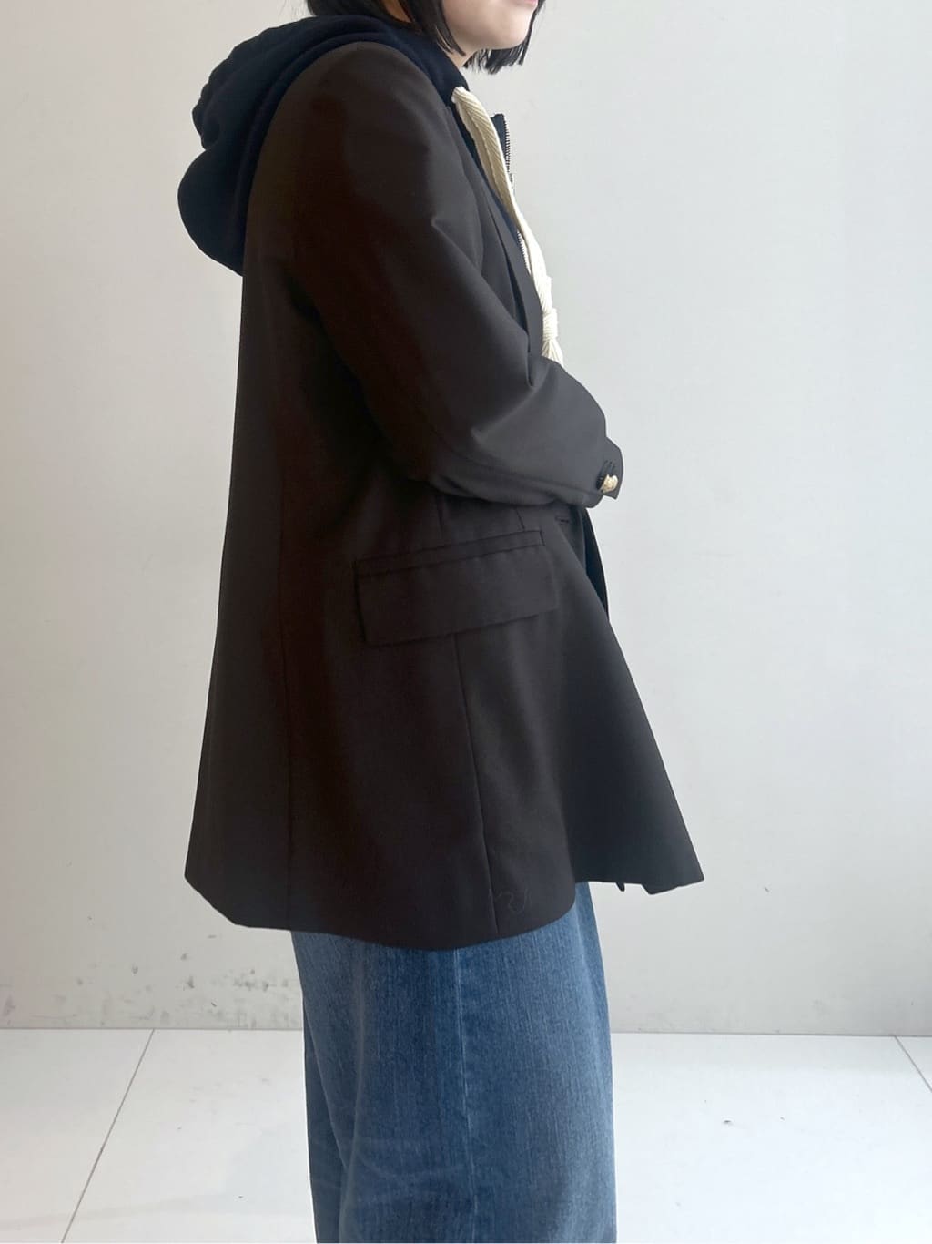 Hirokaさんの「Dessin｜【洗える】ダブルブレストジャケット」を使ったコーディネート