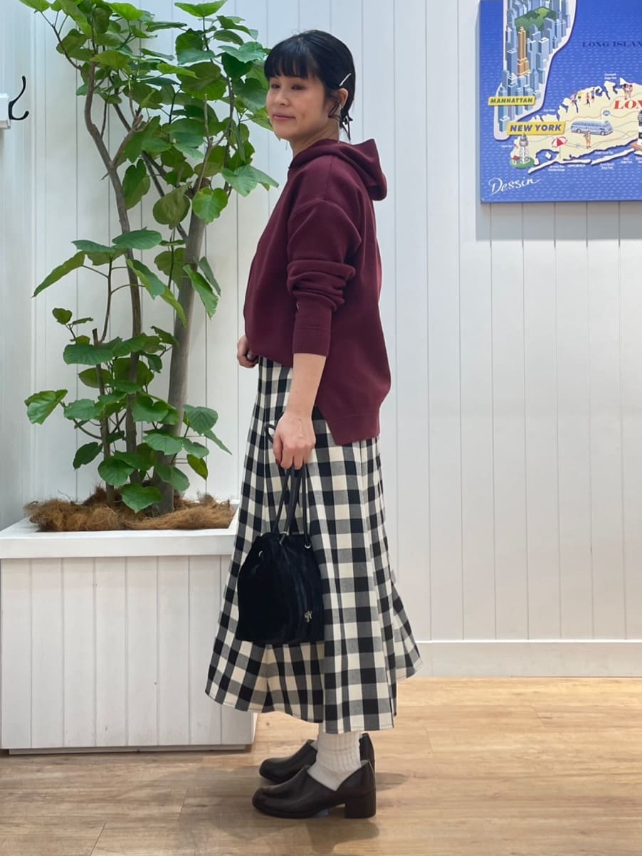 mikaさんの「Dessin｜【撥水・2WAY】ミュラーダウンコートミドル丈」を使ったコーディネート