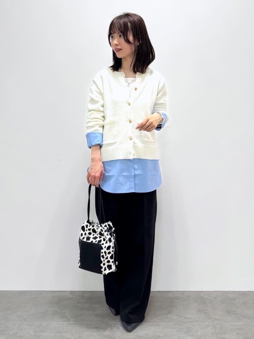 kozuさんの「index｜シャツドッキングカットソー【洗濯機OK】」を使ったコーディネート
