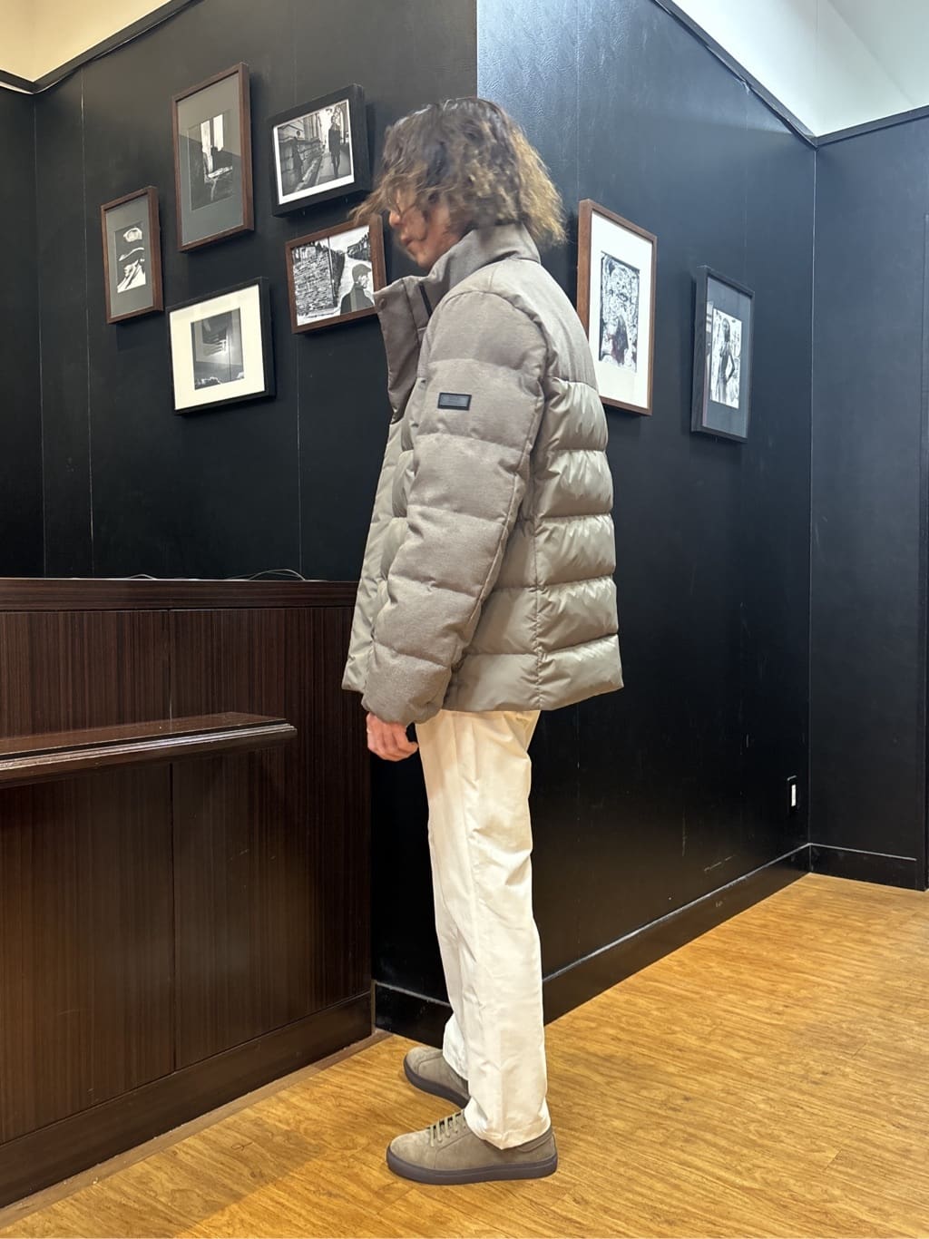 おーのさんの「TAKEO KIKUCHI｜カラーコンビ ダウンブルゾン」を使ったコーディネート