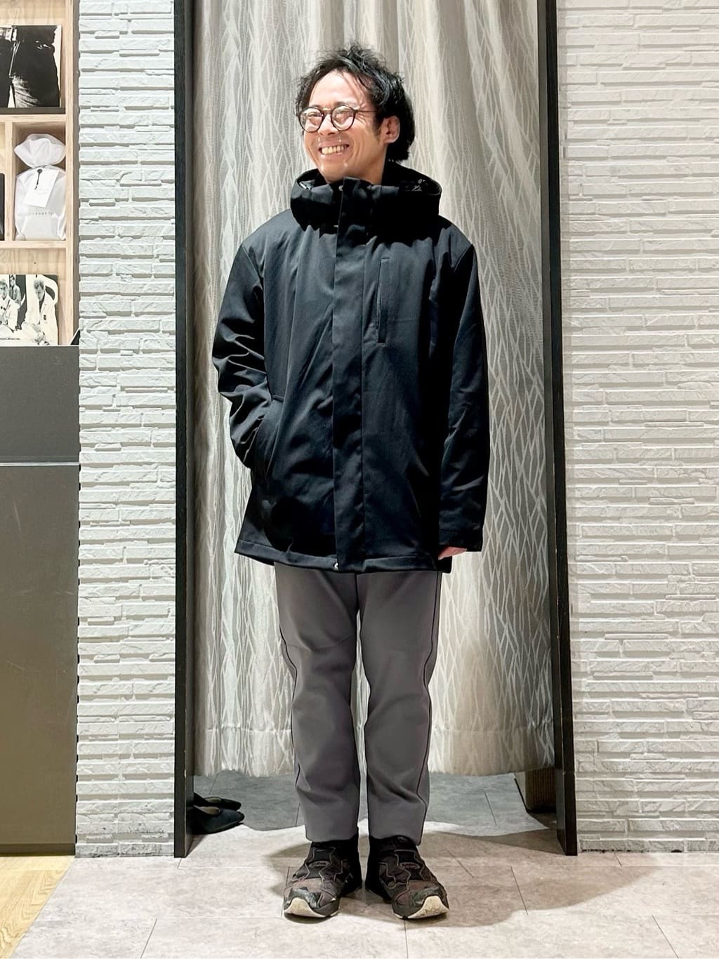 KENJI Iさんの「THE SHOP TK｜【3WAY】中綿ライナー付き カルゼコート　洗濯機OK/ON・OFF対応」を使ったコーディネート
