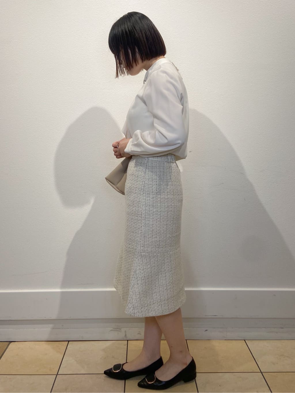 kimiさんの「index｜ボウタイタックブラウス【洗濯機OK／防シワ】《XS～3L》」を使ったコーディネート