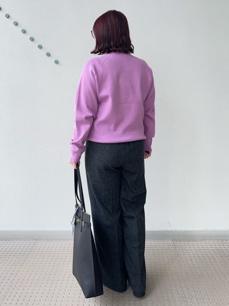 Asamiさんの「DRESSTERIOR｜【洗える/7色展開】ウォッシャブルコットンカシミヤニット」を使ったコーディネート