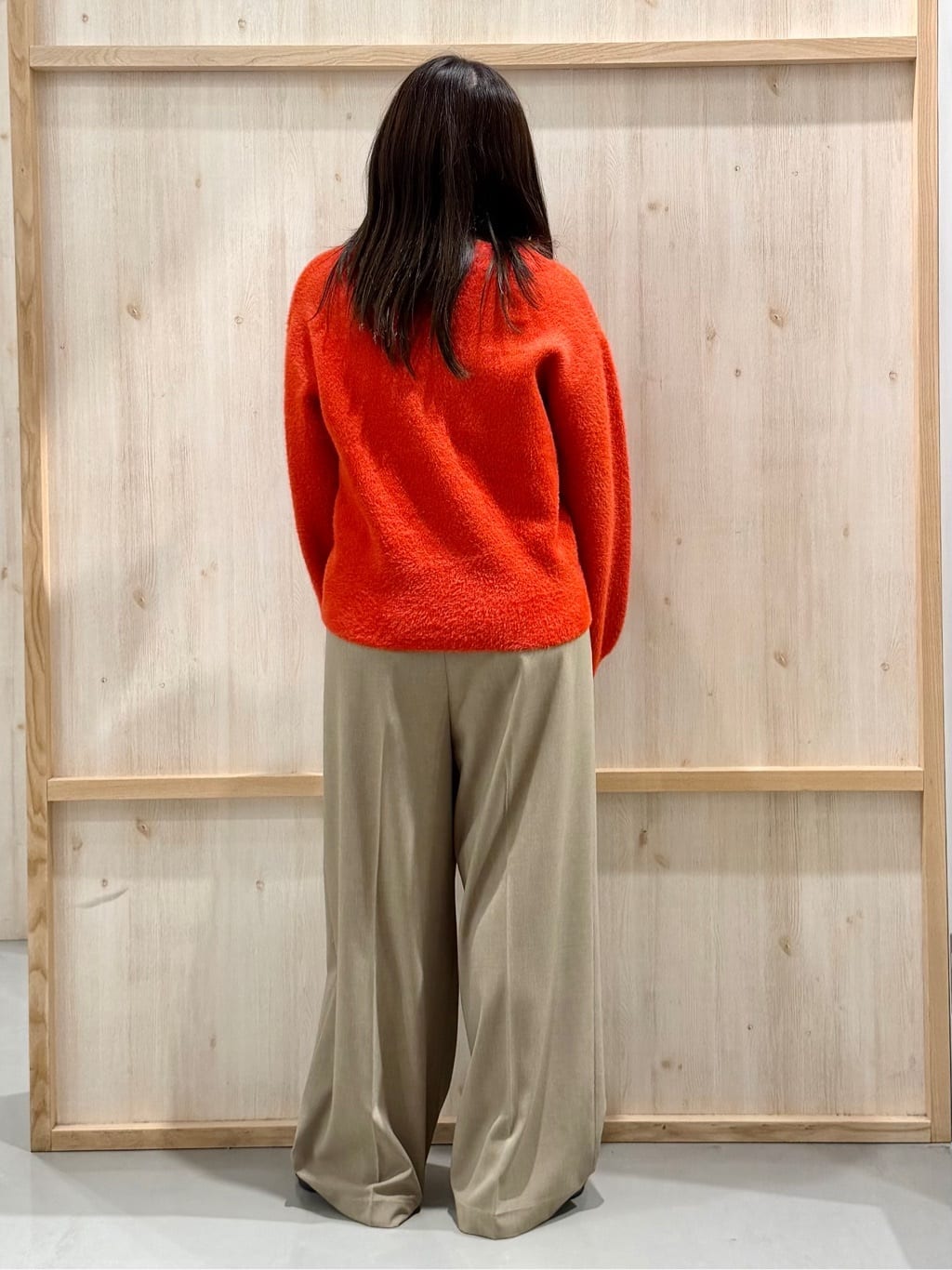 nanaさんの「THE SHOP TK｜纏うだけで大人上品 シャギーチェスターハーフコート」を使ったコーディネート