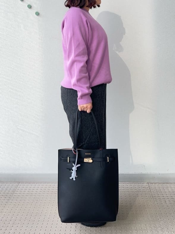 Asamiさんの「DRESSTERIOR｜【洗える/7色展開】ウォッシャブルコットンカシミヤニット」を使ったコーディネート