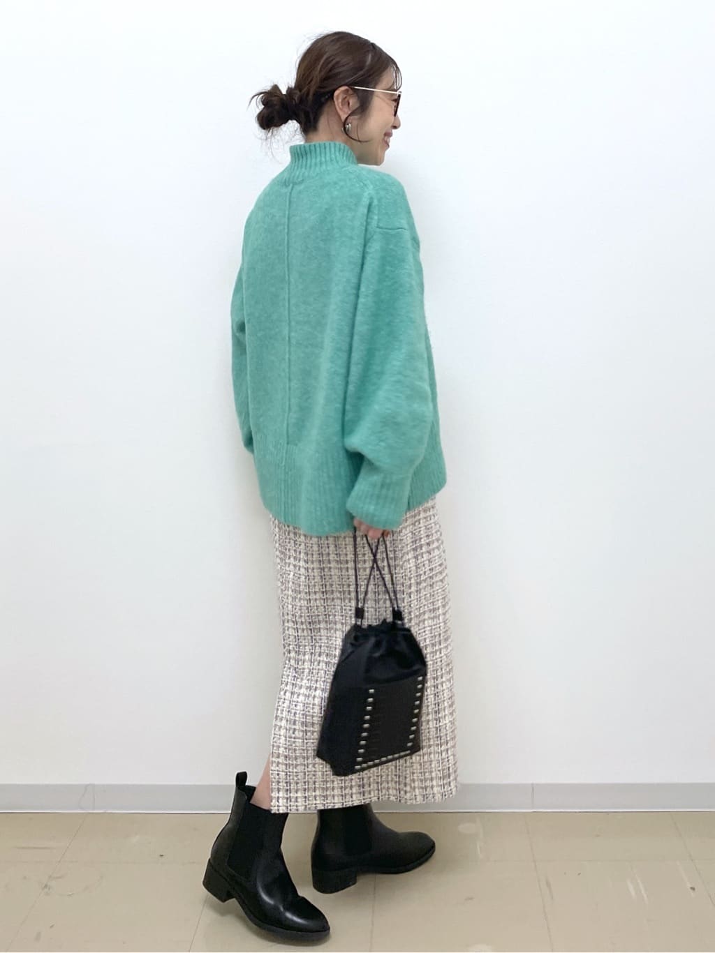 Akiさんの「OPAQUE.CLIP｜ふわふわハイネックニット【洗濯機OK】」を使ったコーディネート
