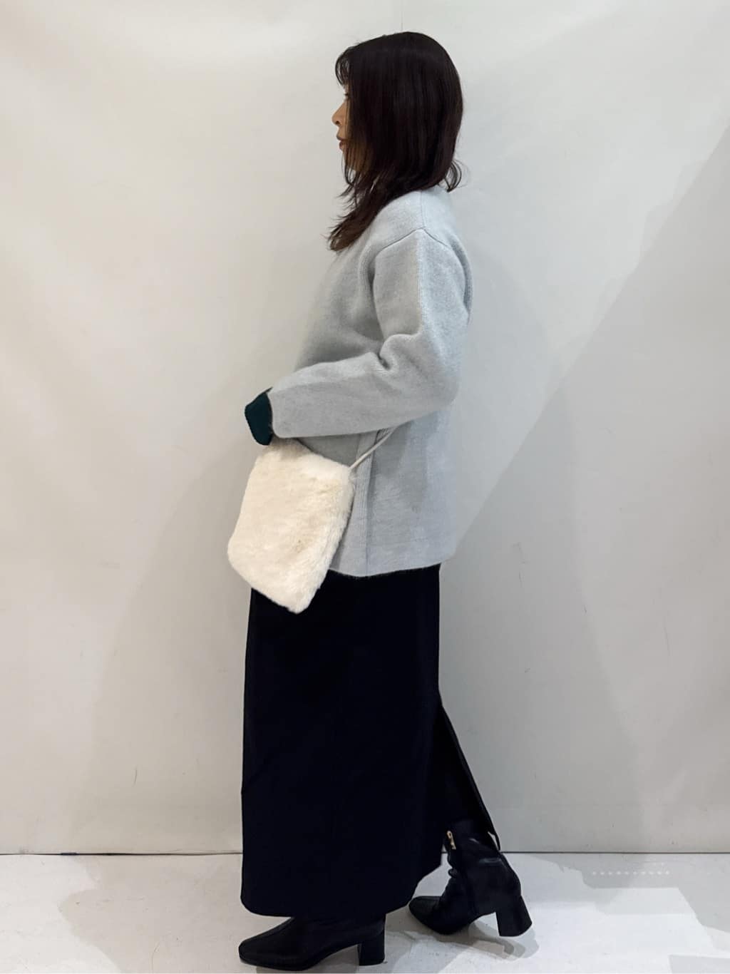 nakkoさんの「OPAQUE.CLIP｜ハイネックリブニット【洗濯機OK】」を使ったコーディネート