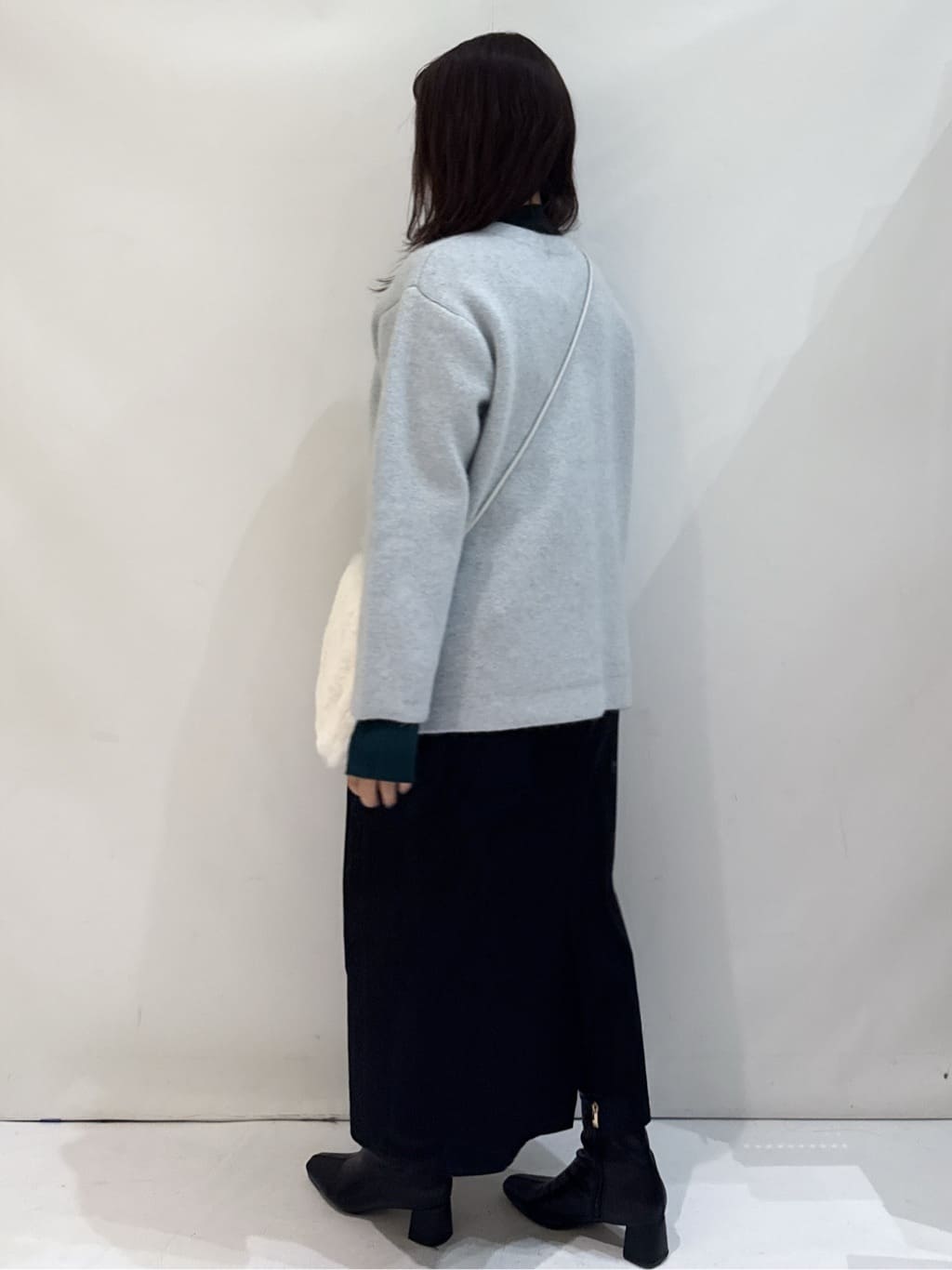 nakkoさんの「OPAQUE.CLIP｜ハイネックリブニット【洗濯機OK】」を使ったコーディネート