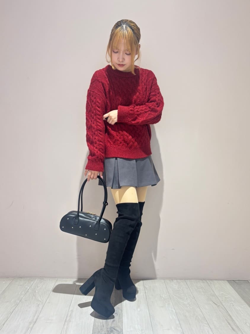 せらら⭐️さんの「ESPERANZA｜厚底ラク盛りニーハイブーツ」を使ったコーディネート