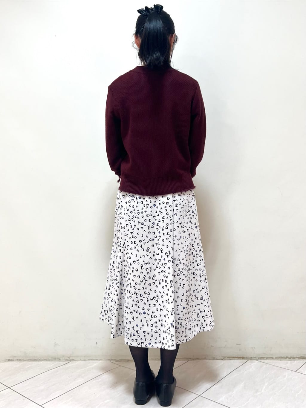 yanaさんの「Reflect｜ソフトフレアプリントスカート」を使ったコーディネート