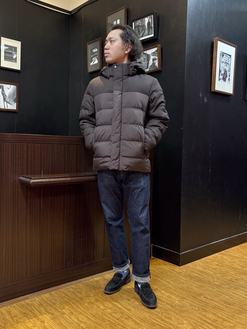 KEIさんの「TAKEO KIKUCHI｜カラーコンビ ダウンブルゾン」を使ったコーディネート