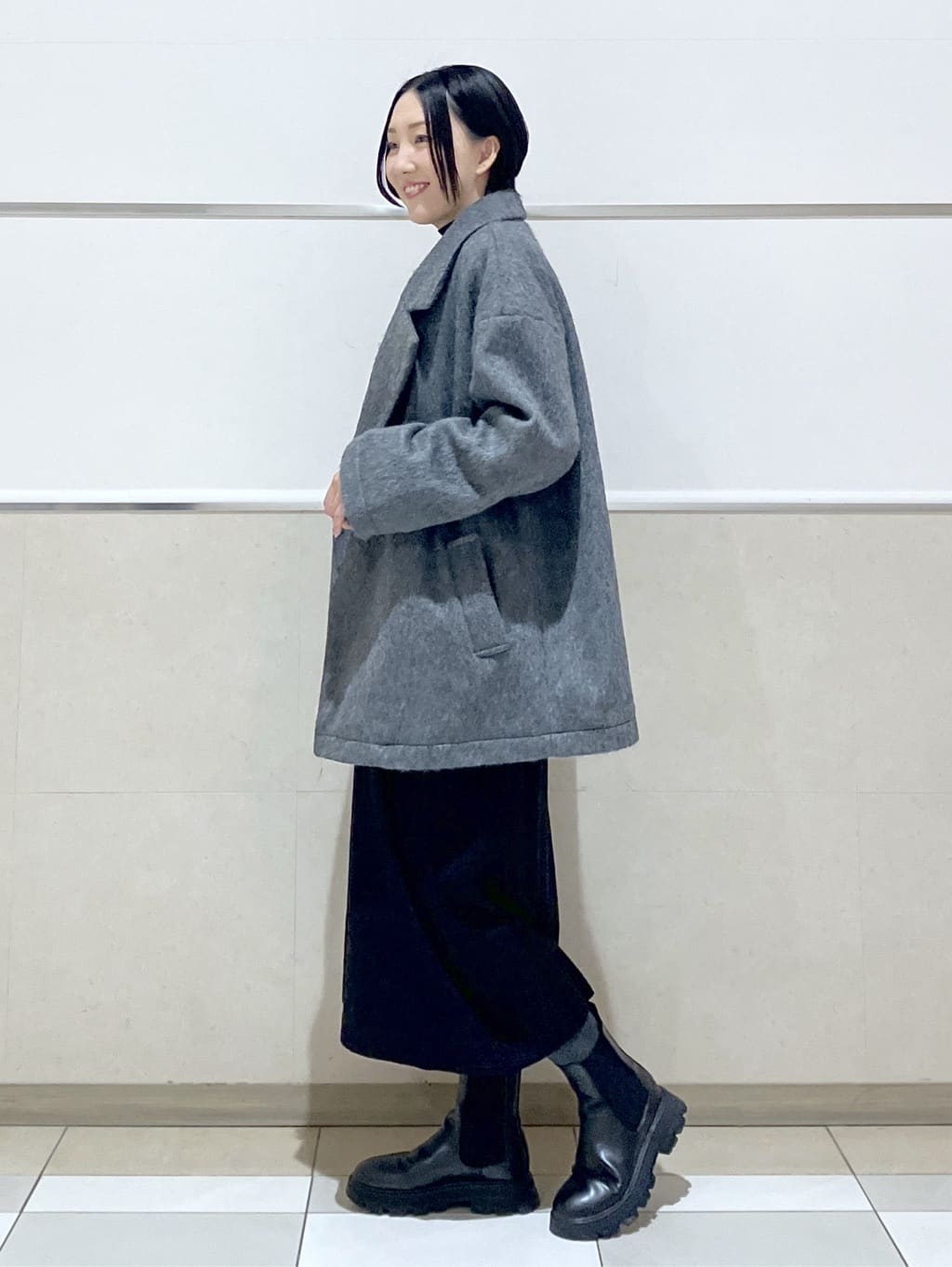 eriko さんの「Dessin｜シャギーコート」を使ったコーディネート