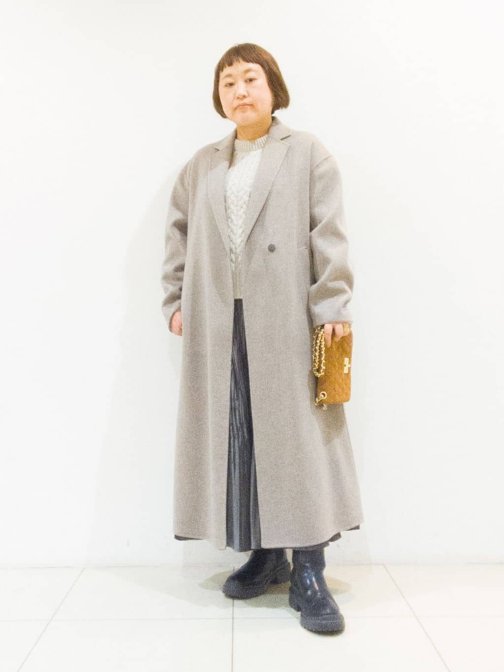 takedaさんの「UNTITLED｜【ロング丈/軽やか】テーラード　リバーコート」を使ったコーディネート