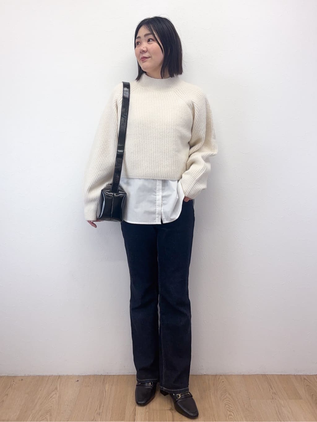 Takeさんの「OPAQUE.CLIP｜カシミヤブレンドウールチェスターコート」を使ったコーディネート